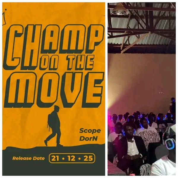 Champion on Move Album Officially Unveiled at Massive Listening Party in Adjumani Ruyo guest house. 