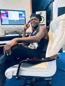 Joshman perfection shuts down his audio production studio in Arua