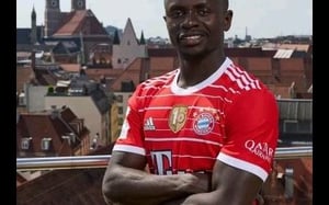 SADIO MAN\'E completes his move to Bayern Munich on a three year contract.