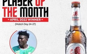 Muhammad Shaban voted pilsner player of the month (April)