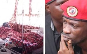 Bobi wine mourner\'s fallen Singer Beniman MzeeB 2star