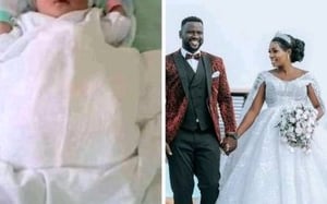 CINDY AND OKUYO PRYNCE RECEIVE A BOUNCING BABY GIRL