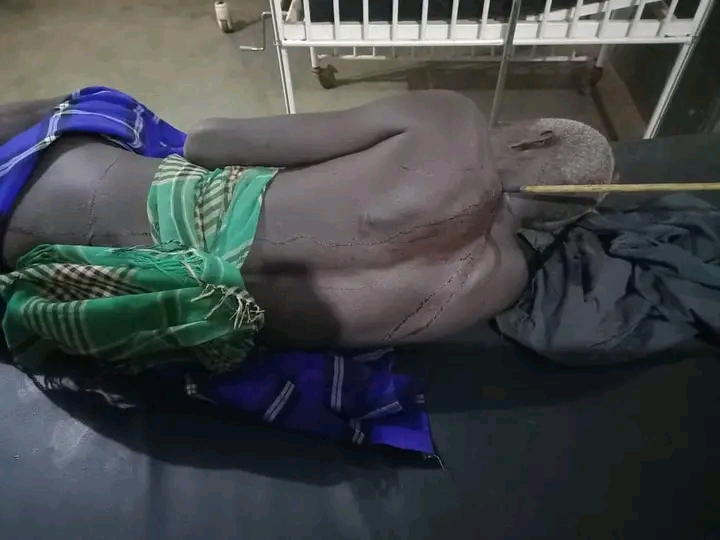 Warriors shot an old man with bow and arrow for not surrendering his cattle
