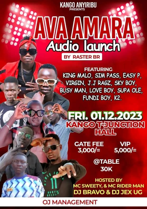 Raster BR braced to launch his "Ava Amara" audio officially